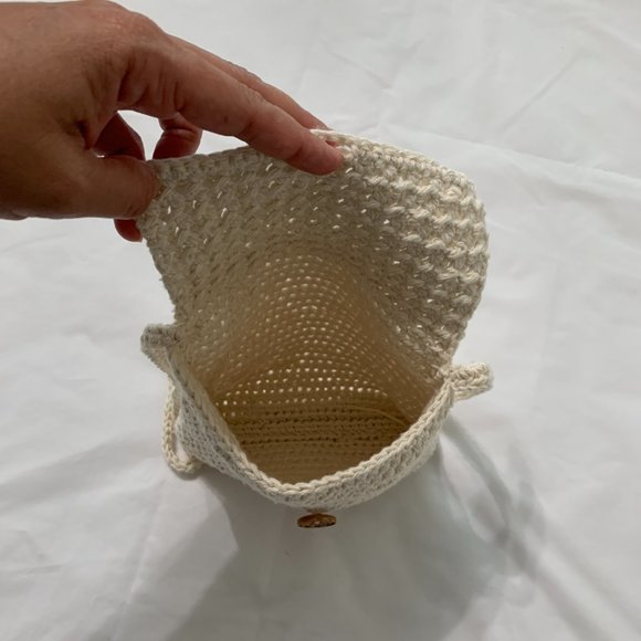 Crochet Small Messenger Bag - Picture 12 of 16